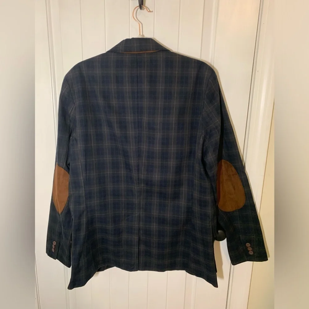 Tommy Hilfiger Two Button Blazer W/ Elbow Patches